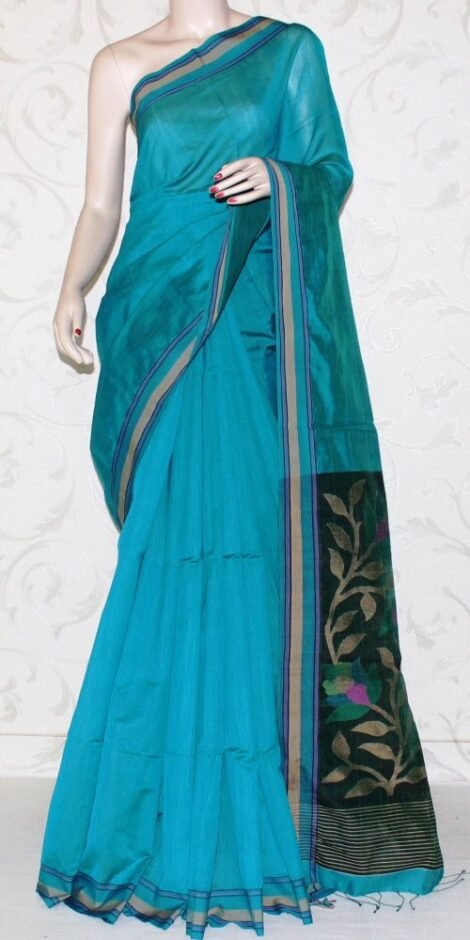 Viscose Cotton Handloom Saree (With Blouse) 13240